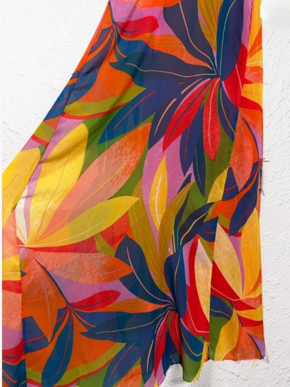 Nicole Miller New York Tropical Floral Maxi Dress - Size Small - Picture 4 of 11